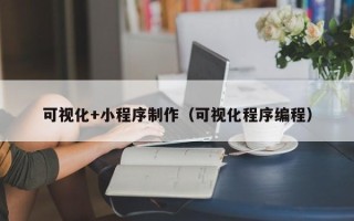 焦作可视化+小程序制作（可视化程序编程）